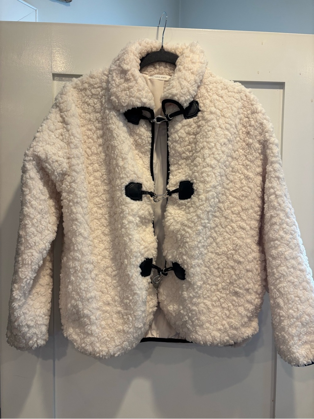 Women's white faux fur Jacket